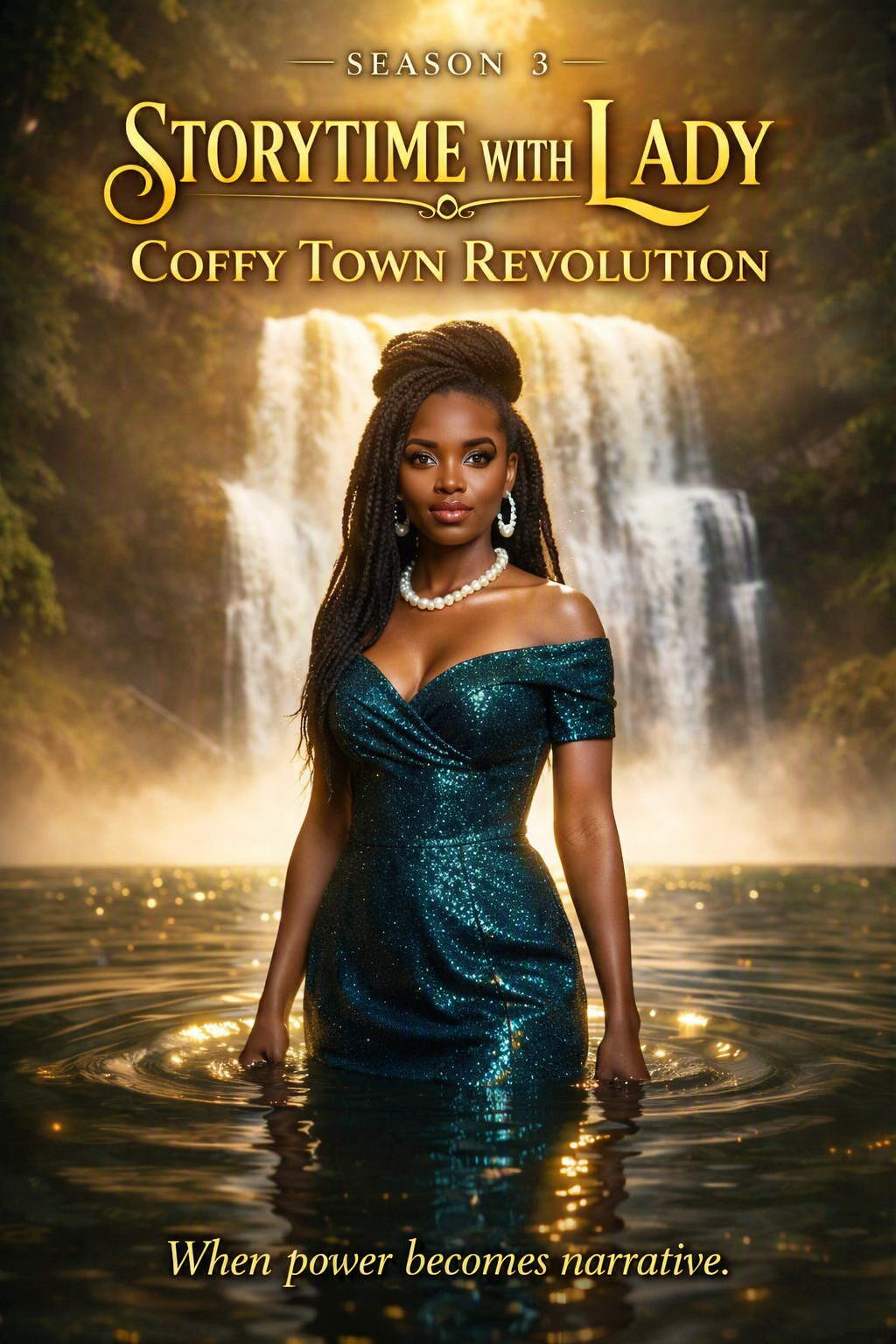 Storytime with Lady, Season 3: Coffy Town Revolution — front cover art.