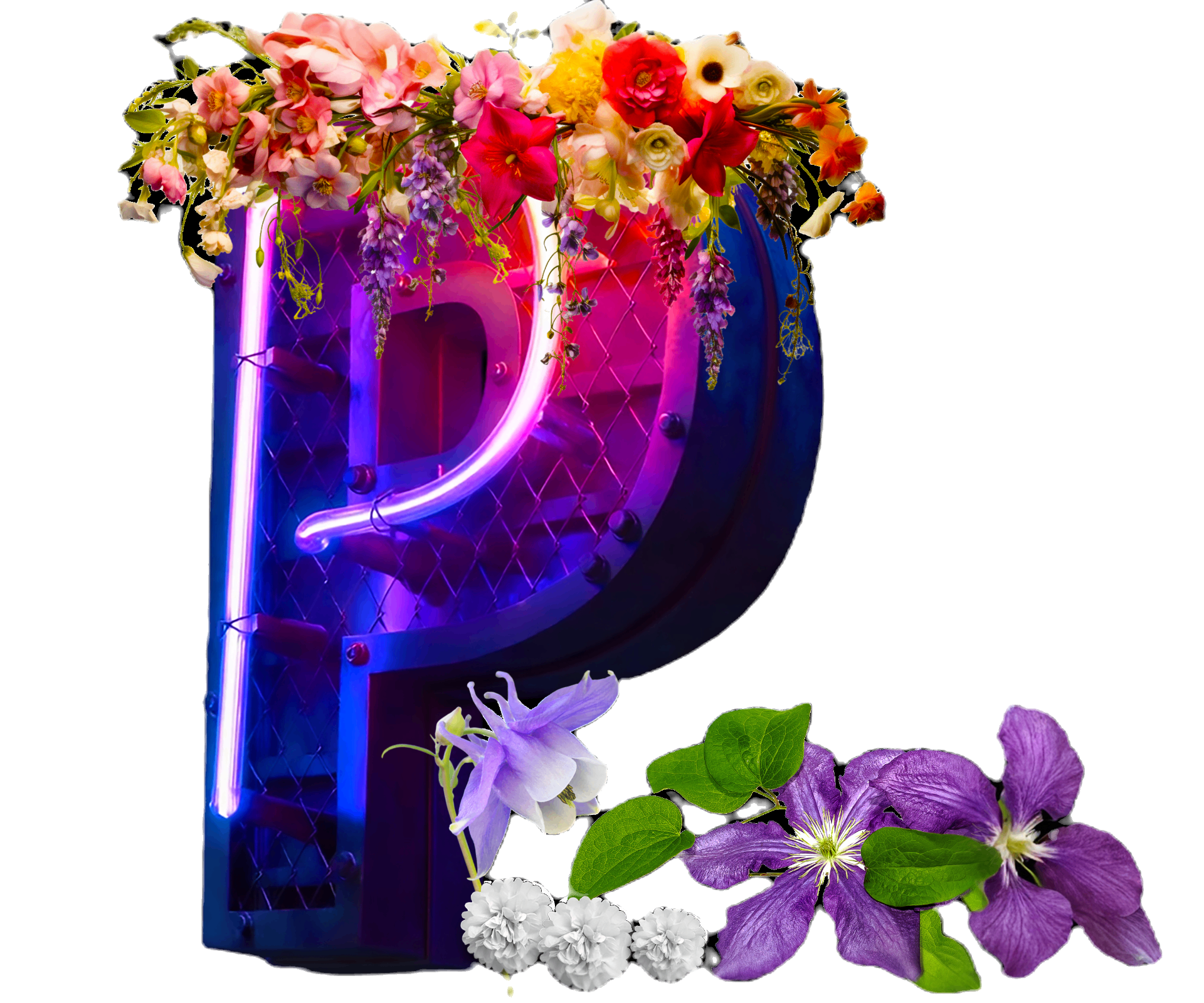 Neon P — The Punany Poets Flower Legacy Exhibit