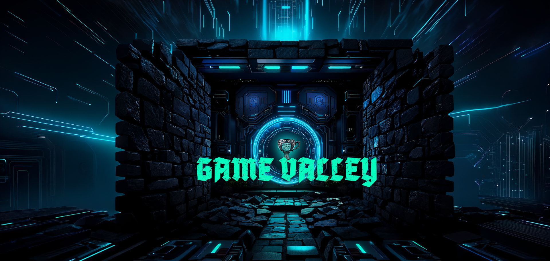 Game Valley — the neon-lit competitive heart of Coffy Town